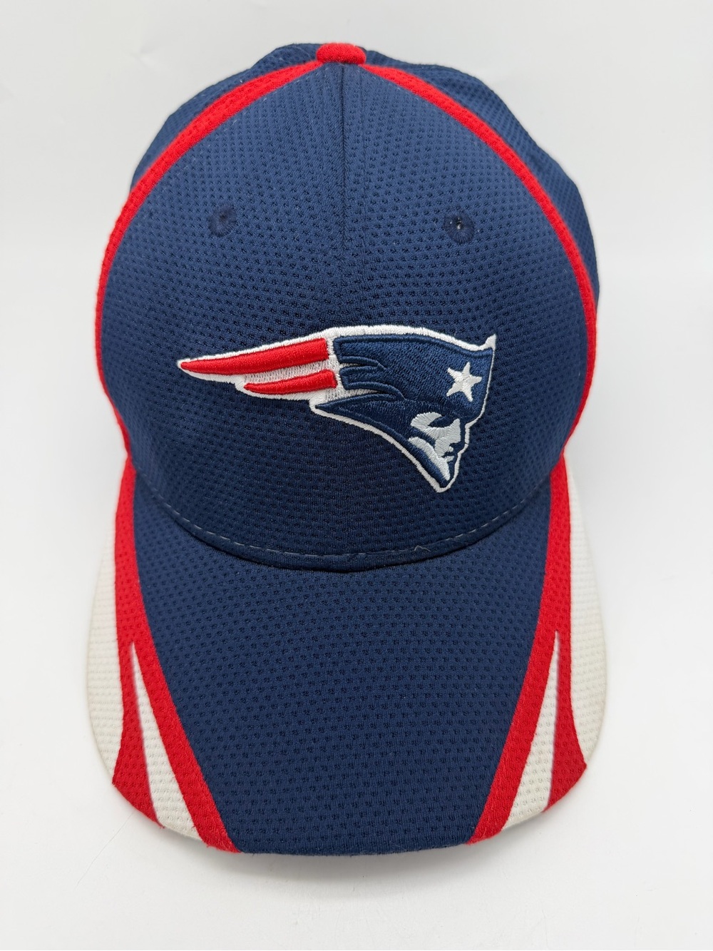 New Era Navy Red White NFL Patriots Logo Cap L/XL